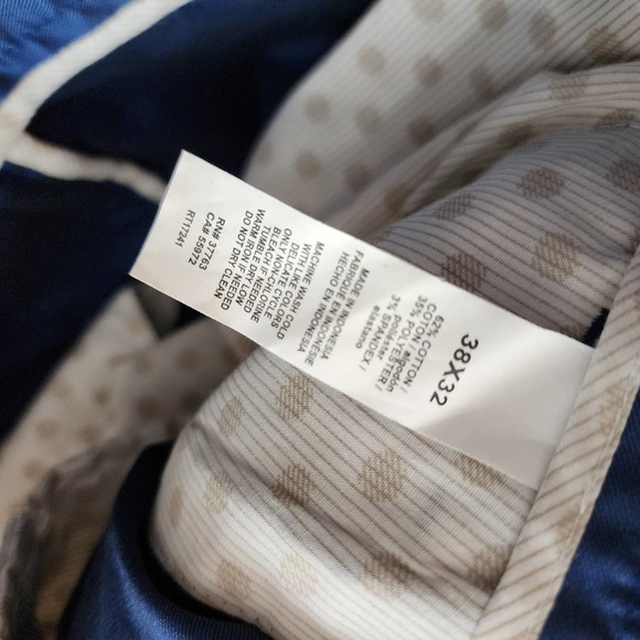 Perry Ellis Twilight Blue Slim Fit Pants 38x32 NWT - Picture 6 of 7